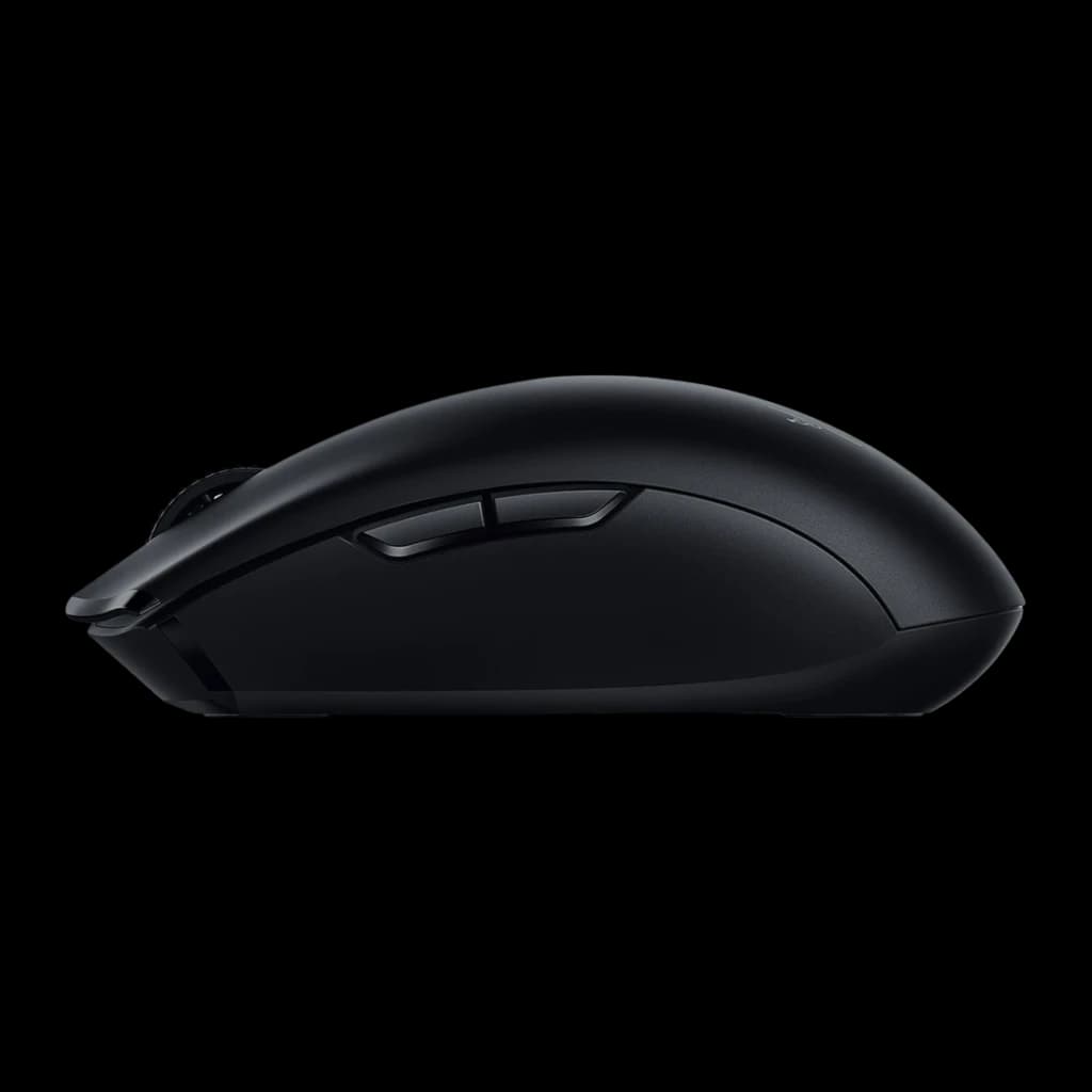 Ratón Gaming Razer Orochi V2 2026 Inalámbrico 18000 DPI Negro, detalle lateral: perfil ergonómico, botones laterales