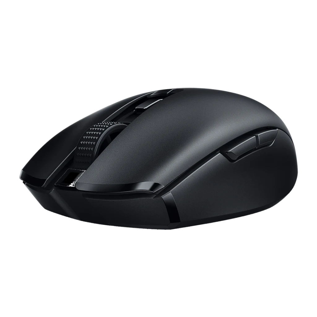 Ratón Gaming Razer Orochi V2 2026 Inalámbrico 18000 DPI Negro, detalle: vista lateral derecha con rueda texturizada