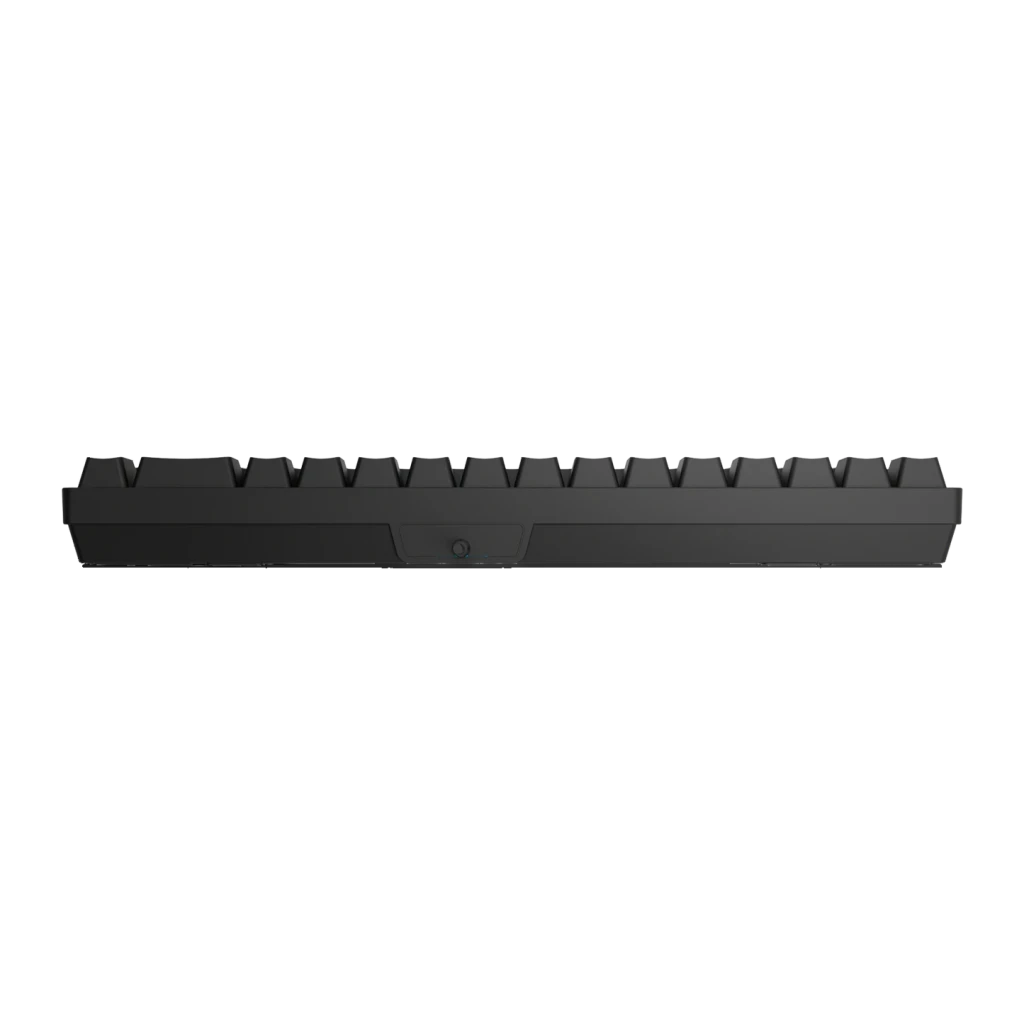 Clavier Gaming Krom Kalista RGB 68 Touches 62% 310x100mm Noir, vue arrière: boîtier noir avec pieds d'inclinaison et logo