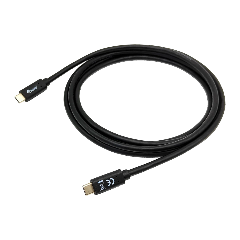 Equip Negro Cable Usb-C Macho Usb-C Macho Usb 3.2 1M Transferencia 5G 3A Color - Imagen 3