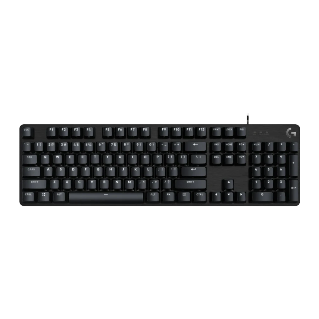 Teclado Gaming Logitech G413 SE Mecánico Logitech Tactile LED Blanco Negro, detalle: vista cenital del teclado completo