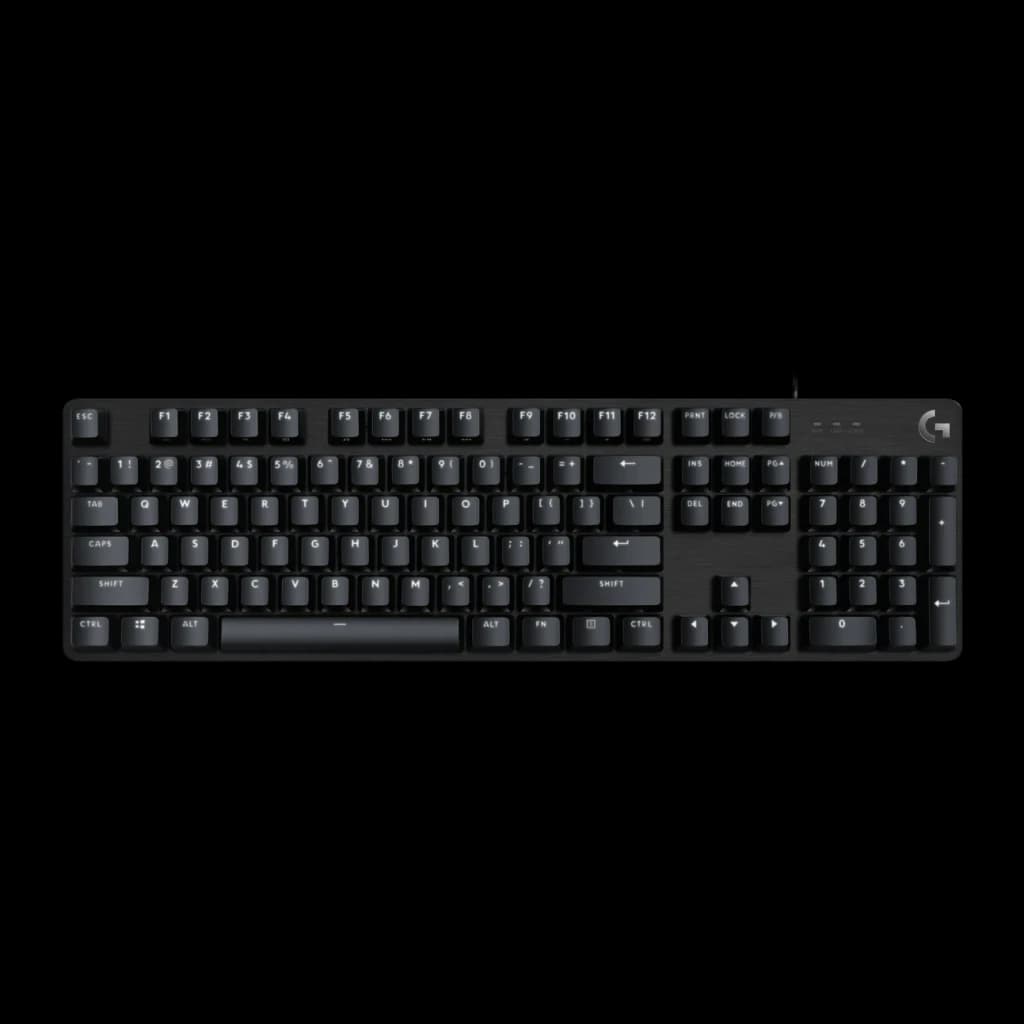 Teclado Gaming Logitech G413 SE Mecánico Logitech Tactile LED Blanco Negro, detalle: vista cenital del teclado completo