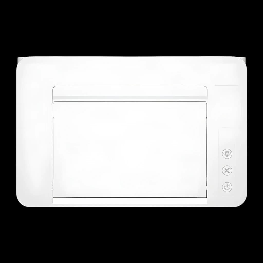 Impresora Pantum BP2300W Láser Monocromo Dúplex Manual Blanco, detalle superior: bandeja y botones WiFi, cancelar y encendido