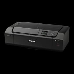 Impressora fotográfica Canon PIXMA PRO-200 A3+ Não multifunções Tinta Preto, vista frontal: corpo preto com ecrã LCD