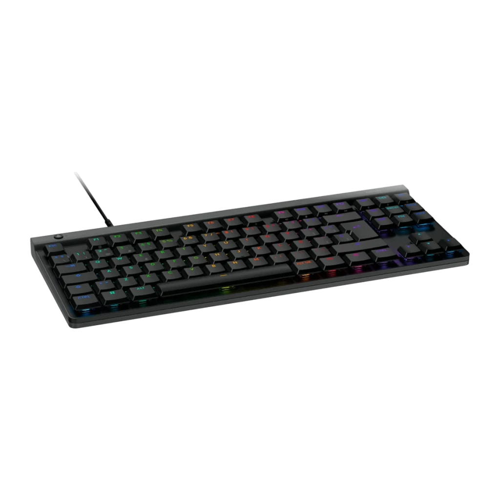 Teclado Gaming Logitech G515 TKL Inalámbrico Switch GL Tactile RGB Español Negro, detalle: vista en perspectiva
