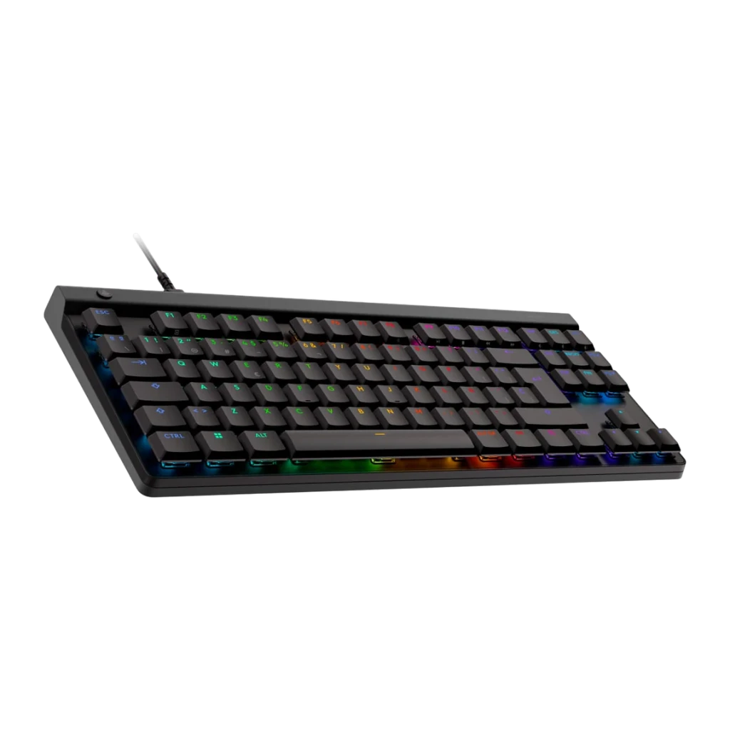 Teclado Gaming Logitech G515 TKL Inalámbrico Switch GL Tactile RGB Español Negro, detalle: vista en perspectiva