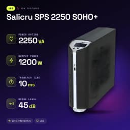 UPS Salicru SPS 2250 SOHO+ Linha Interativa 2250VA Preto - características