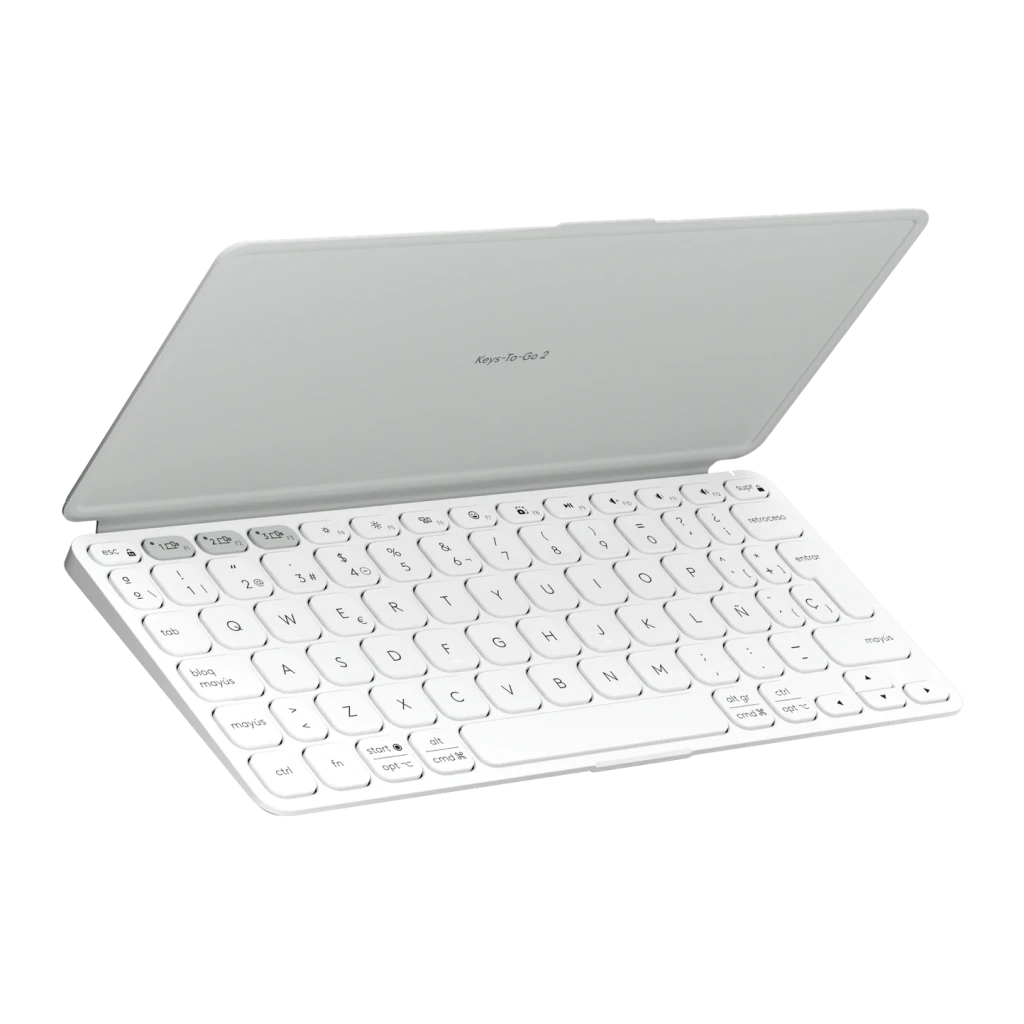 Teclado inalámbrico Logitech Keys-To-Go 2 Gris Bluetooth Español