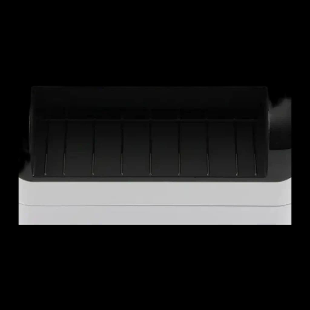 Impresora de etiquetas Brother QL-1110NWB Monocromo WiFi Bluetooth, detalle: ranuras de ventilación en la cubierta superior