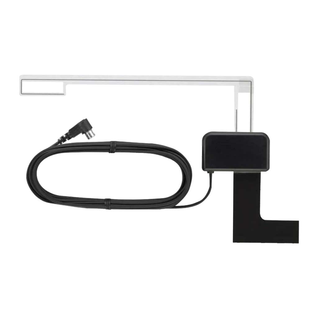 Autorradio Pioneer Negro Android Auto 1 DIN Bluetooth MVH-S520DABAN, detalle: antena DAB incluida con cable enrollado