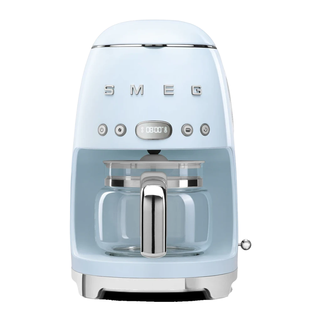 Cafetera de goteo Smeg 1,4L 10 tazas 1050W Azul DCF02PBEU