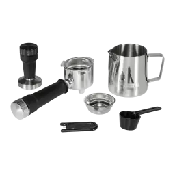 Machine Expresso De'Longhi Dedica Duo 1,1L Buse vapeur manuelle Café moulu et dosettes ESE Argent EC890.M, détail