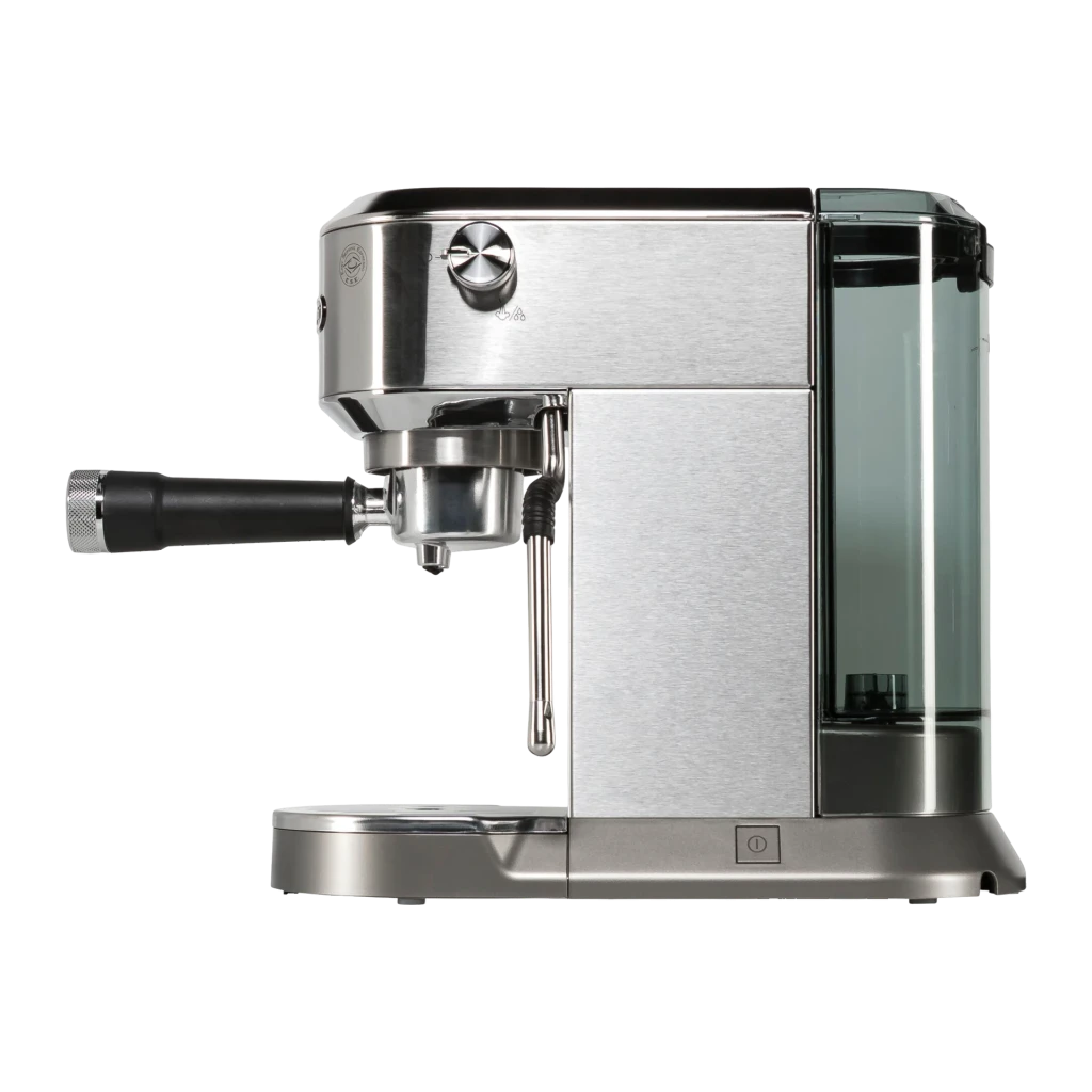 Machine Expresso De'Longhi Dedica Duo 1,1L Buse vapeur manuelle Café moulu et dosettes ESE Argent EC890.M, détail: vue
