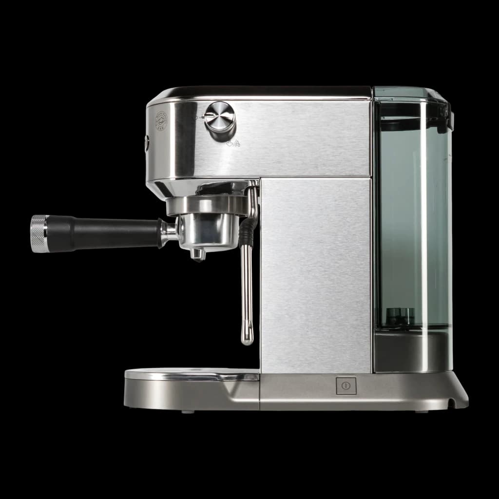 Machine Expresso De'Longhi Dedica Duo 1,1L Buse vapeur manuelle Café moulu et dosettes ESE Argent EC890.M, détail: vue