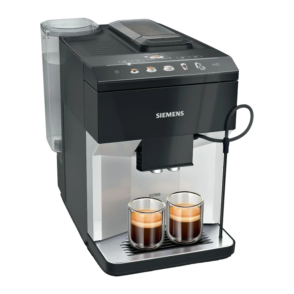 Cafetera Superautomática Siemens Classic 1,9L Molinillo Cerámico Espumador de Leche Plata EQ.500 TP511D01