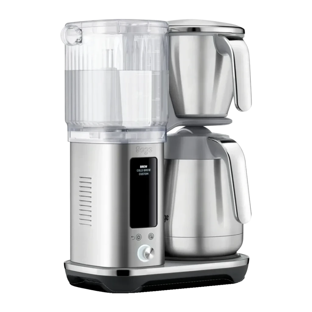 Cafetera de Goteo Sage Appliances the Luxe Brewer Thermal 1,8L 1650W Acero Inoxidable SDC465BSS4EEU1, detalle: pantalla LCD