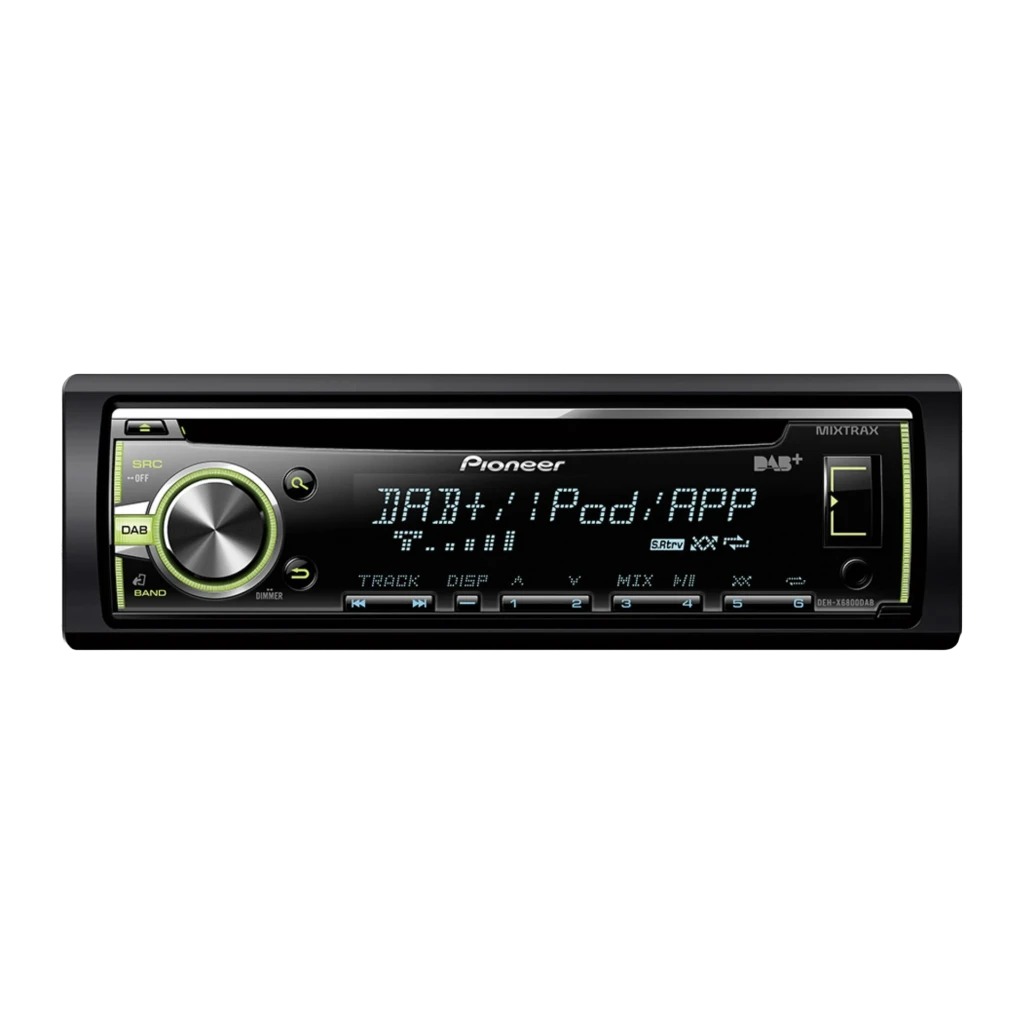Autorradio Pioneer Negro 1 DIN DEH-X6800DAB