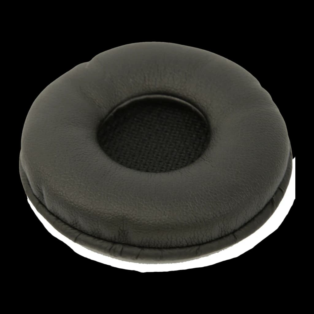 Almohadillas de repuesto Jabra Biz 2300 Pack 10 unidades Negro, detalle: cuero negro con apertura central de malla textil