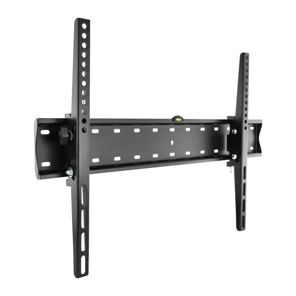 Soporte TV TooQ Negro Pared inclinable 37 pulgadas-70 pulgadas VESA 600x400mm LP4270T-B, vista frontal: estructura metálica