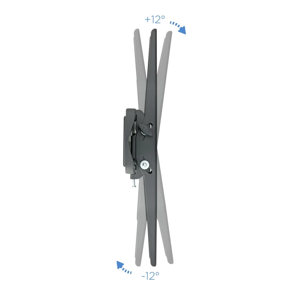 Suporte TV TooQ Preto Parede inclinável 37 polegadas-70 polegadas VESA 600x400mm LP4270T-B, lateral: ângulo de inclinação