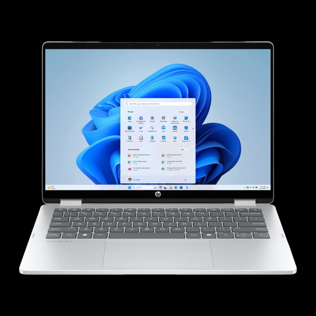 Portátil 2 en 1 HP OmniBook 5 Flip 16GB/1TB SSD 14 pulgadas OLED 2K Táctil Intel Core 7 150U NVMe PCIe 4.0 Windows 11 Home