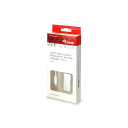 Adaptador Equip 133457 USB-C para Mini DisplayPort 0,15m Prata, conteúdo da caixa: embalagem Equip com janela e adaptador