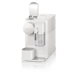 Cafetière à capsules De'Longhi Lattissima One 1L Réservoir à lait inclus Nespresso Blanc EN510.W, vue latérale: réservoir à