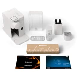 Cafetière à capsules De'Longhi Lattissima One 1L Réservoir à lait inclus Nespresso Blanc EN510.W, contenu boîte: machine