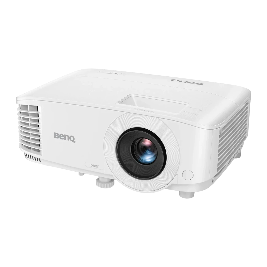 Projecteur BenQ 1080p Full HD 3800 lumens ANSI DLP Blanc MH560C, détail: objectif à lentille multicouche et grilles