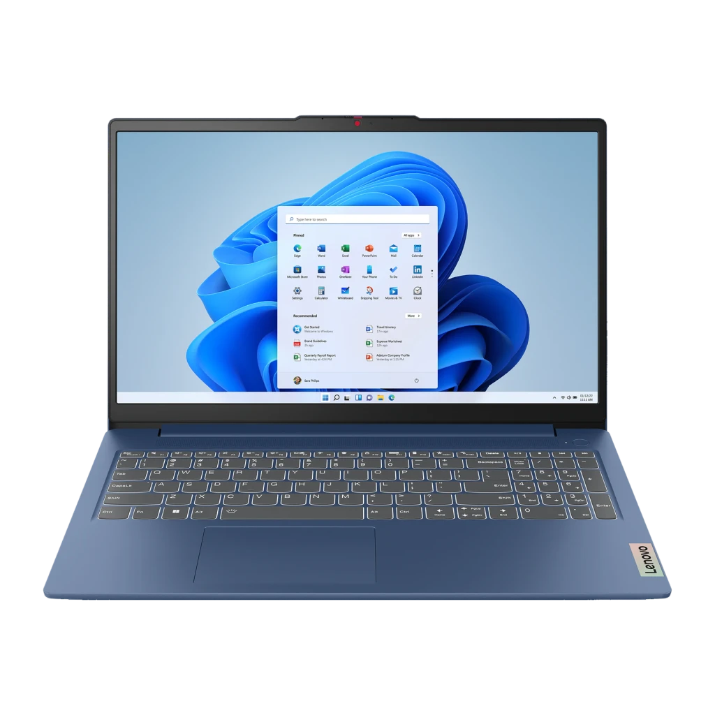 Portátil Lenovo IdeaPad Slim 3 15ABR8 16GB/512GB 15,6 polegadas Full HD AMD Ryzen 7 5825U SSD NVMe PCIe 4.0 Windows 11 Home