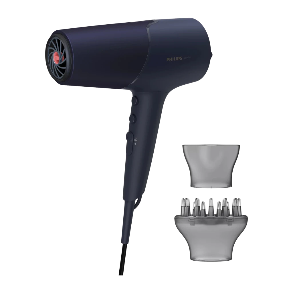 Secador de pelo Philips Serie 5000 Iónico 2300W Azul Marino BHD510/00
