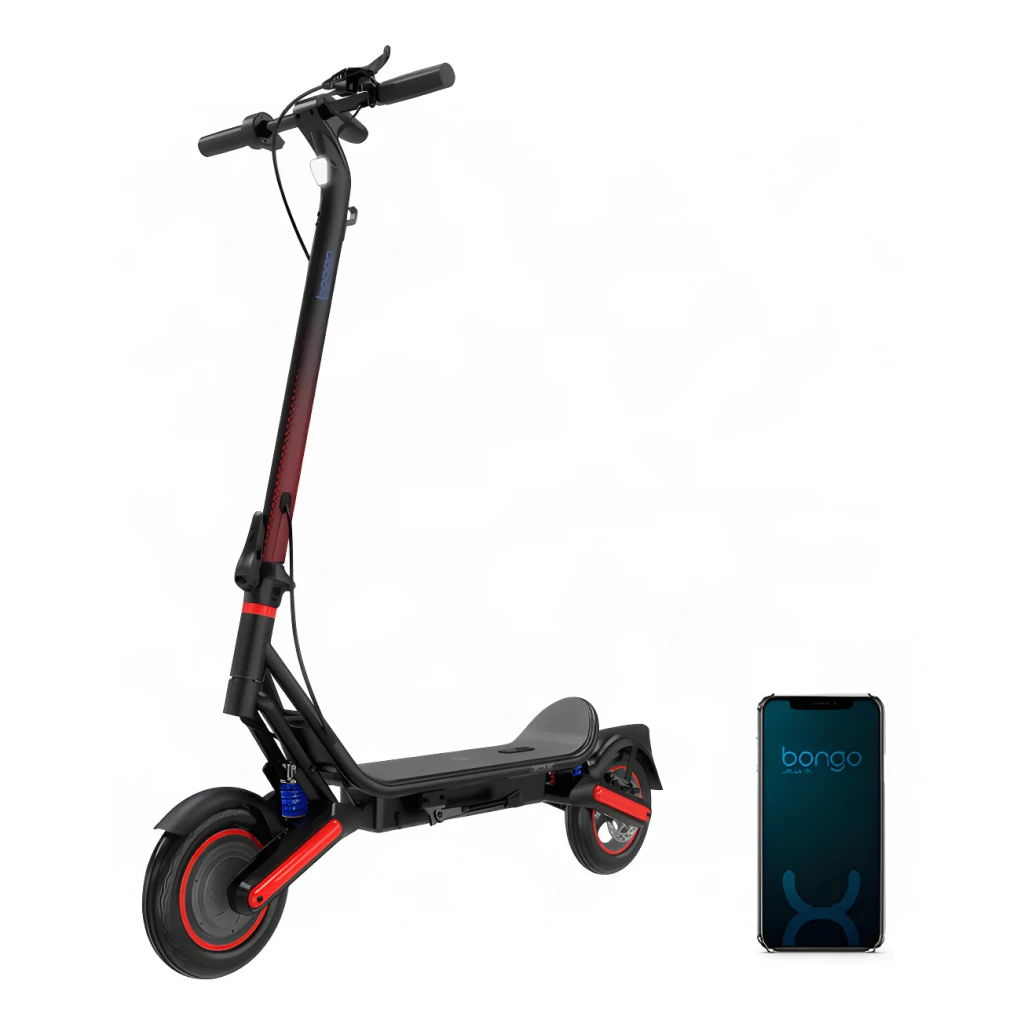 Patinete eléctrico Cecotec Bongo D40 XL Suspension Connected 800W 40km 25km/h 10 pulgadas Negro, vista lateral: patinete