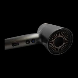 Secador de cabelo Remington ONE Dry & Style D6077 Iónico 2000W Bronze/Cinzento, detalhe: grelha frontal circular com raios