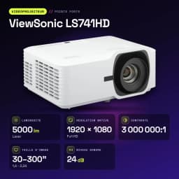 Proyector ViewSonic Láser Full HD 1080p 5000 lúmenes ANSI DLP LS741HD - características