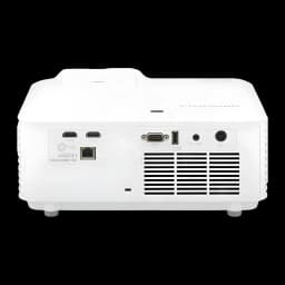 Proyector ViewSonic Láser Full HD 1080p 5000 lúmenes ANSI DLP LS741HD, vista trasera: puertos HDMI, RJ45, VGA, USB y rejilla