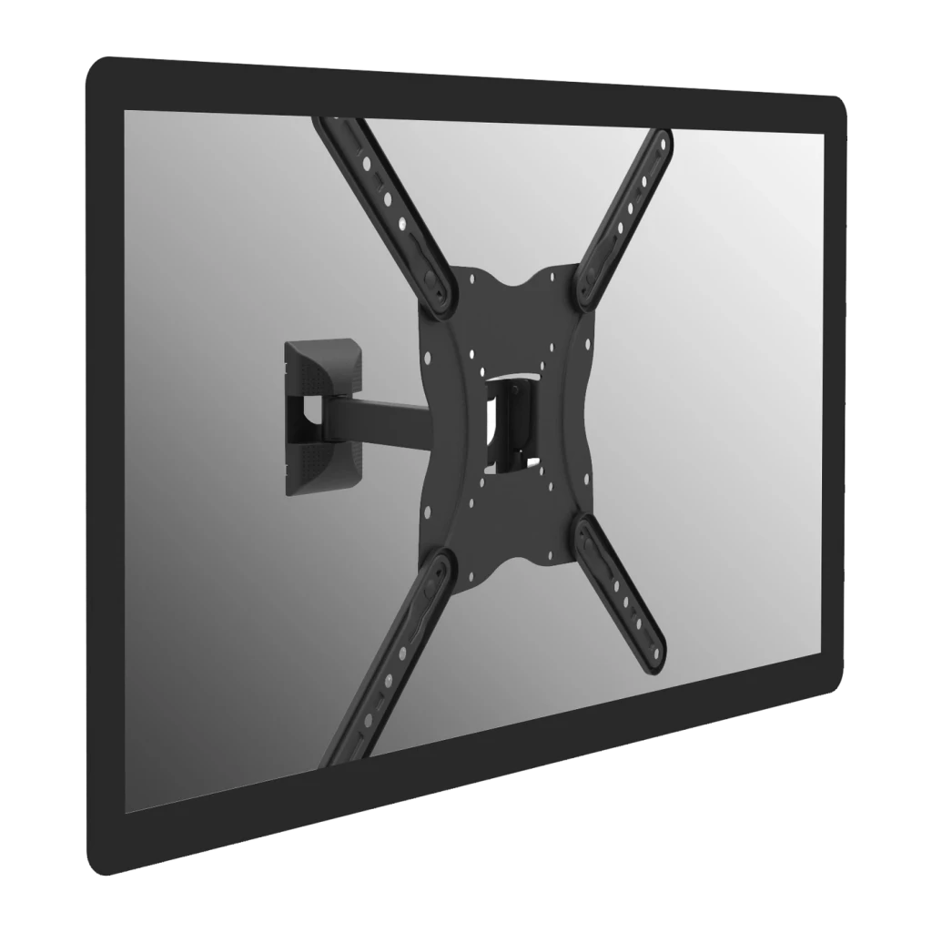 Suporte TV Equip Preto Parede Giratório e Inclinável 23 polegadas-55 polegadas 650406, detalhe: braço articulado e placa
