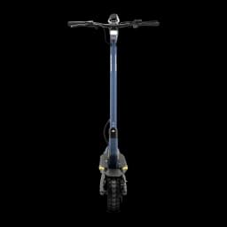 Trottinette Électrique SmartGyro Raptor Dual EVO 2x1000W 60km 25km/h 10 pouces Noir, détail avant: guidon, colonne bleue