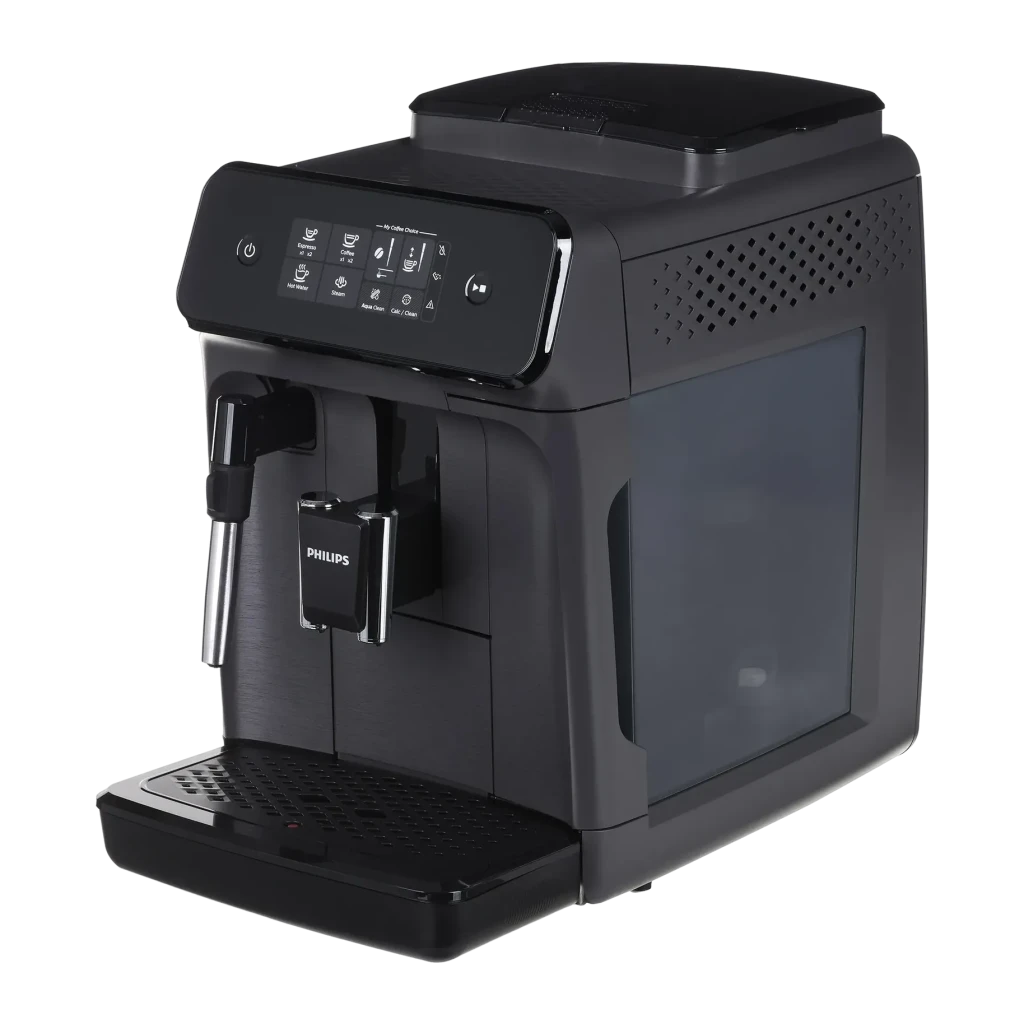 Máquina de Café Superautomática Philips Series 1200 EP1224/00 Moinho Cerâmico Cinzento, detalhe: painel tátil, vaporizador