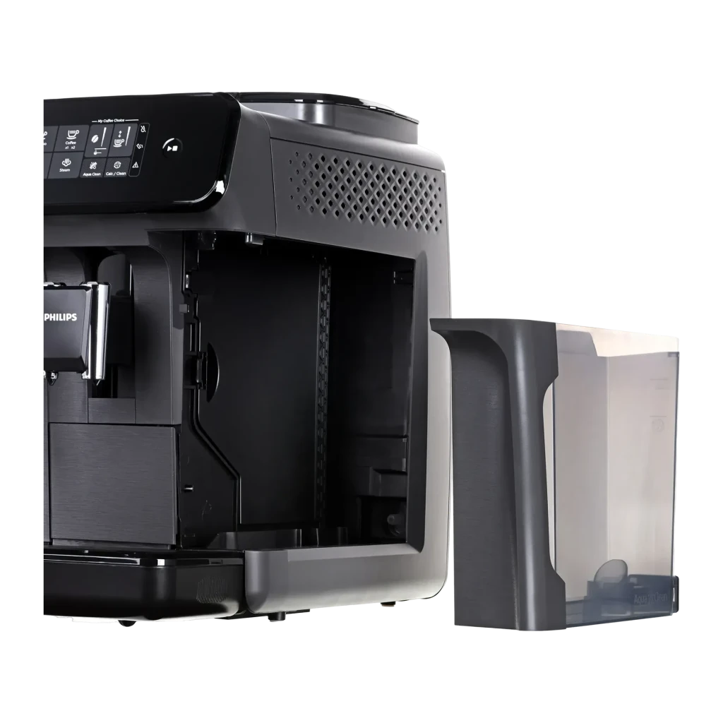 Máquina de Café Superautomática Philips Series 1200 EP1224/00 Moinho Cerâmico Cinzento, detalhe: depósito de água removido