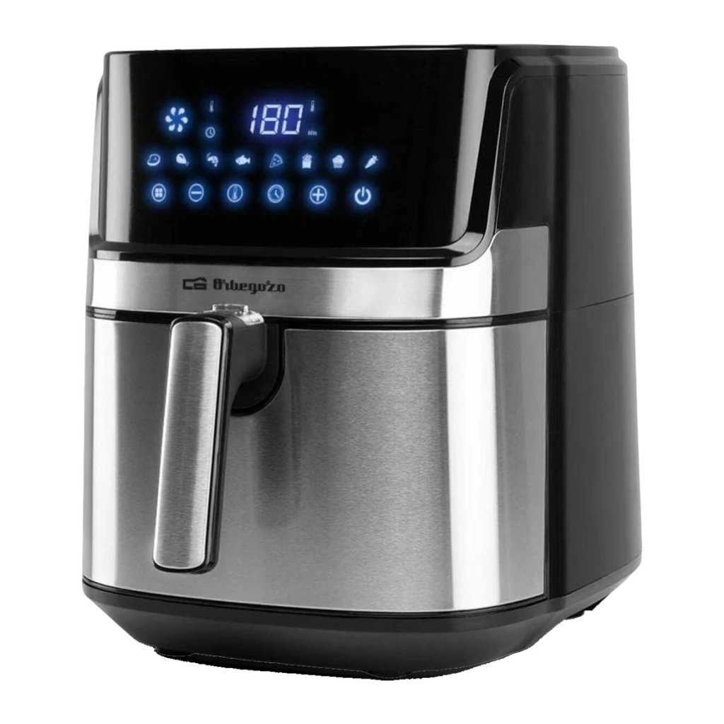 Freidora de Aire Orbegozo FDR 67 5,5L 1700W 8 Programas Negro