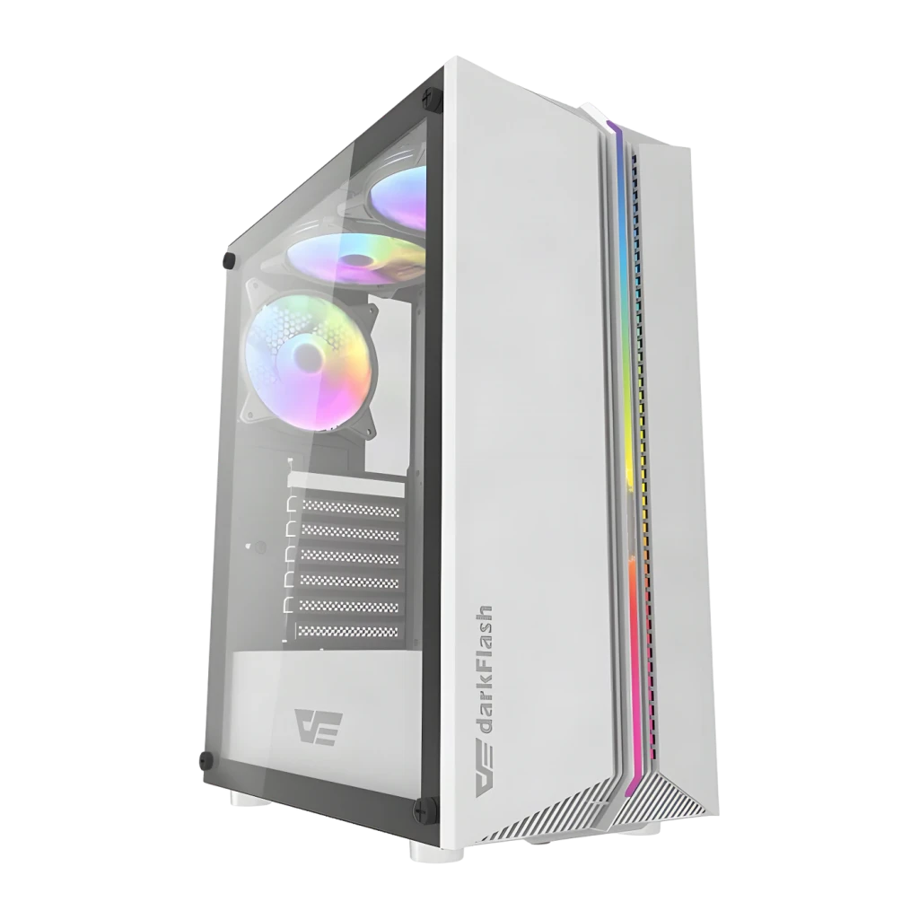 Caja PC Darkflash DK151 Vidrio Templado ATX Blanco