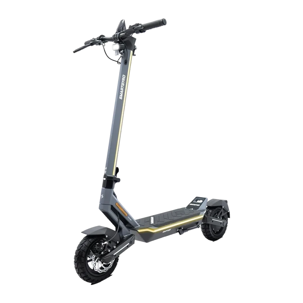 Patinete eléctrico smartGyro Raptor Evo LR 1000W 75km 25km/h 10 pulgadas Gris