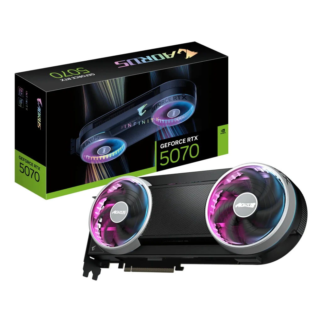 Gigabyte AORUS GeForce RTX 5070 INFINITY 12GB GDDR7