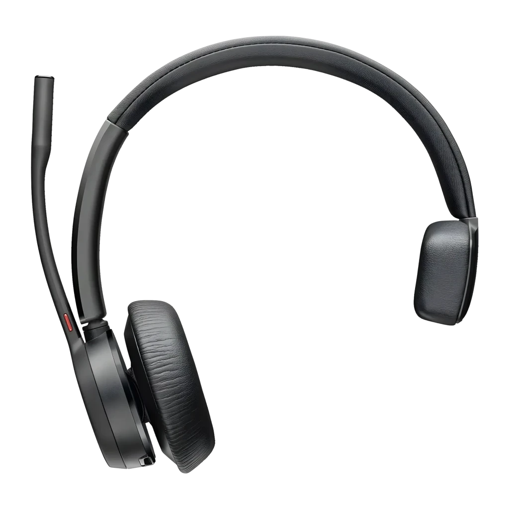 Auriculares Poly Voyager 4310-M Microsoft Teams BT700 Diadema Bluetooth USB-C Negro, vista trasera: micrófono extensible