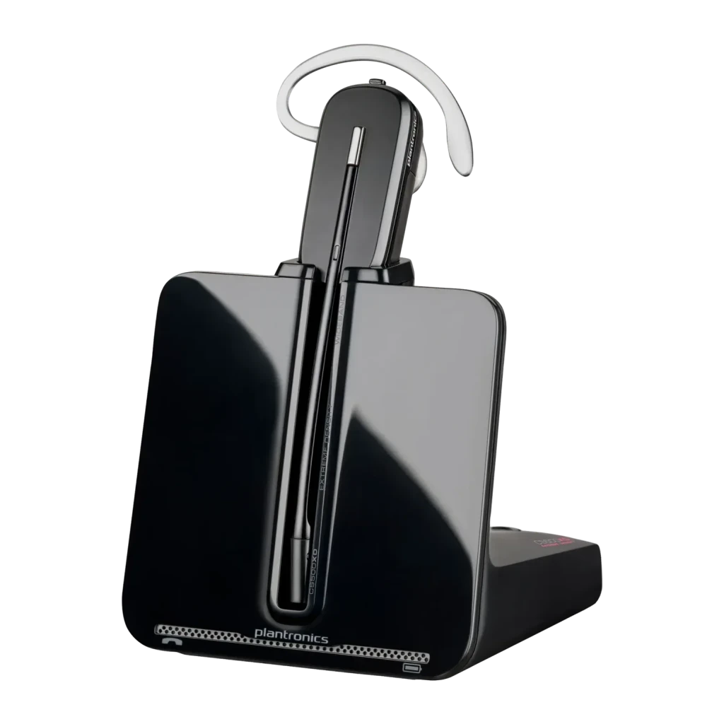 Auriculares Poly CS540 Protección auditiva SoundGuard Monoaural DECT Inalámbrico Negro
