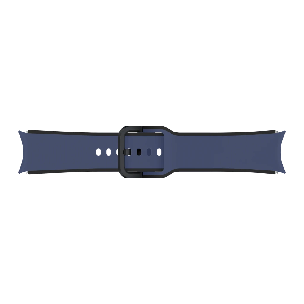 Correa smartwatch Samsung Two-tone Sport Band 20 mm S/M Azul Marino, vista frontal: banda silicona azul marino con hebilla