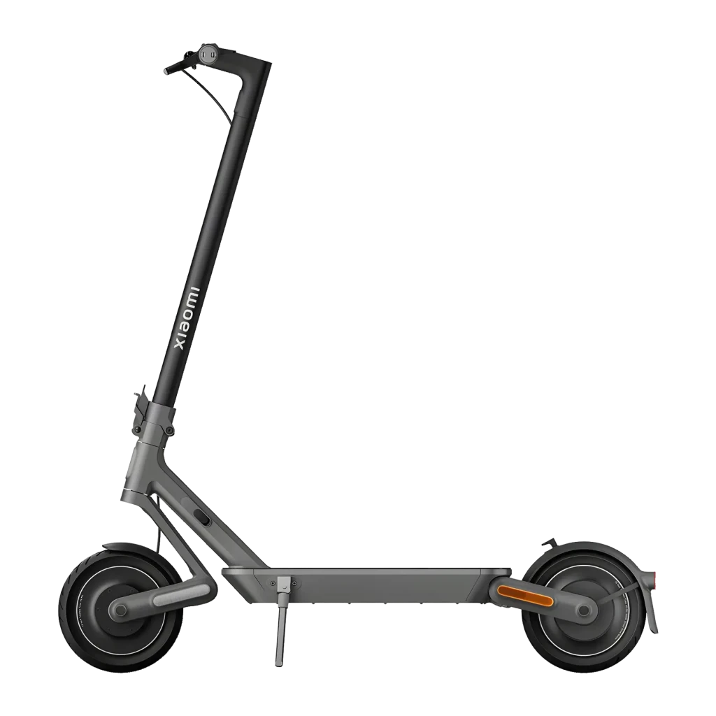 Patinete Eléctrico Xiaomi Electric Scooter 4 Ultra 500W 70km 25km/h Negro, detalle lateral: manillar, mecanismo plegable