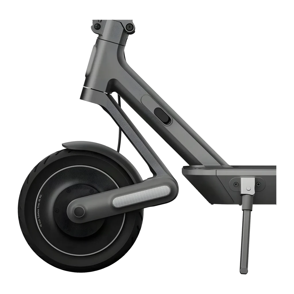 Patinete Eléctrico Xiaomi Electric Scooter 4 Ultra 500W 70km 25km/h Negro, detalle: rueda delantera tubeless, chasis