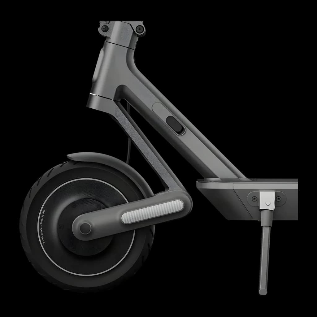 Patinete Eléctrico Xiaomi Electric Scooter 4 Ultra 500W 70km 25km/h Negro, detalle: rueda delantera tubeless, chasis