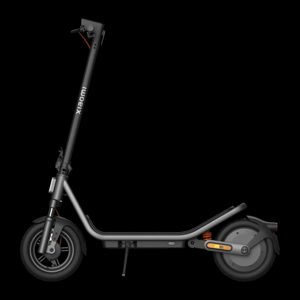 Trottinette Électrique Xiaomi Electric Scooter 6 400W 45km 20km/h 12 pouces Gris, vue frontale: profil latéral